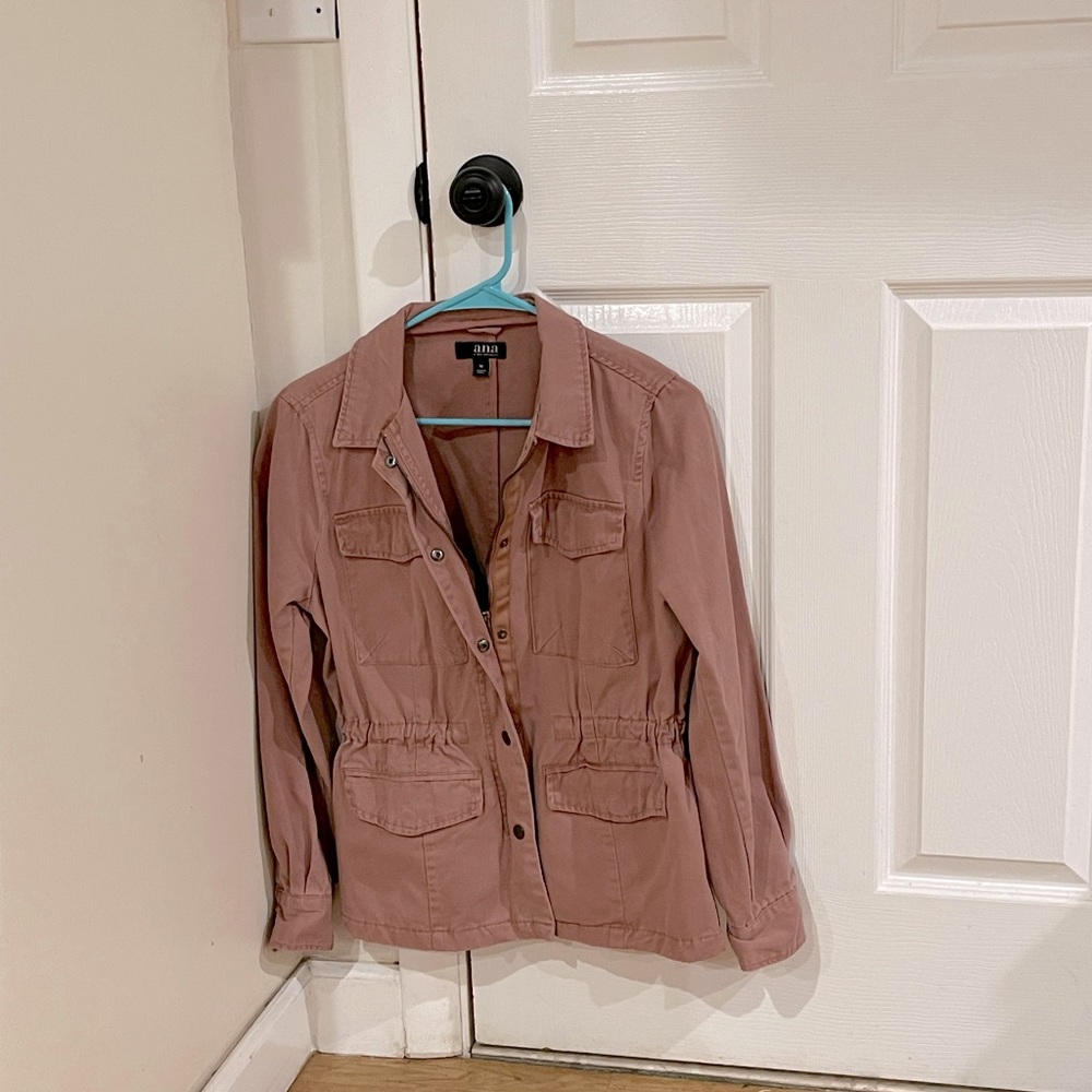 Spring/fall jacket for day or night time. Salmon Color. Casual yet elegant
